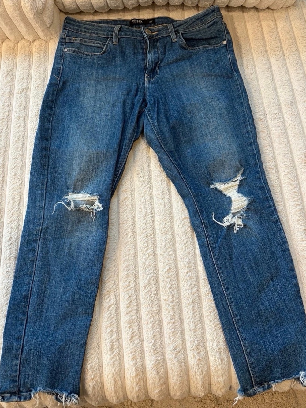Just Black Denim Capri Skinny Jeans